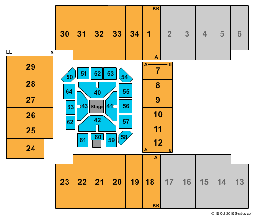 Fargodome Center Stage Seating Chart